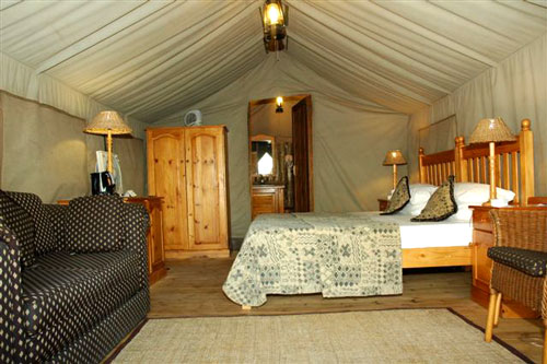 Inside view Executive Safari Tents Bakgatla Resort Accommodation Bookings Pilanesberg Game Park Budget Accommodation