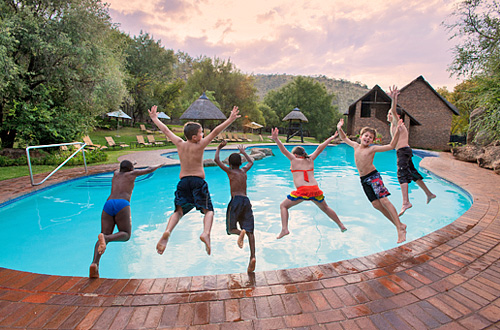 Swimming Pool Fun Children Activities Pilanesberg Bakubung Bush Lodge Pilanesberg National Park