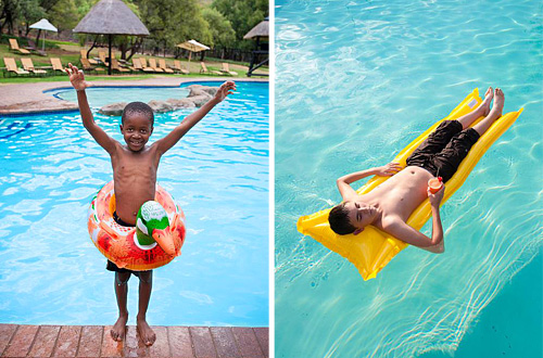 Swimming Pool Fun Children Activities Pilanesberg Bakubung Bush Lodge Pilanesberg National Park