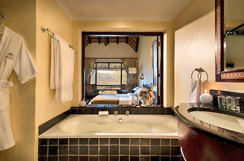 Bakubung Hotel Room Bathroom Pilanesberg National Park Pilanesberg Bakubung Bush Lodge