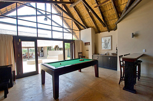 Main Lodge Snooker Table Black Rhino Game Lodge Pilanesberg Game Park Black Rhino Private Game Reserve