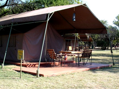 Outside view Exclusive Safari Tents Manyane Resort Accommodation Bookings Pilanesberg Game Park Luxury Accommodation