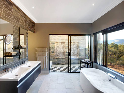 Pilanesberg Executive Suite Bathroom Shepherd's Tree Game Lodge Accommodation Pilanesberg Game Reserve